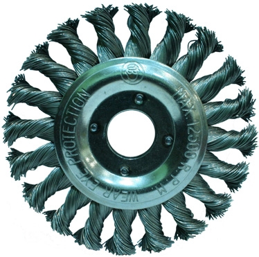Hawk HA10161 200mm Gri Burma Telli Daire Fırça