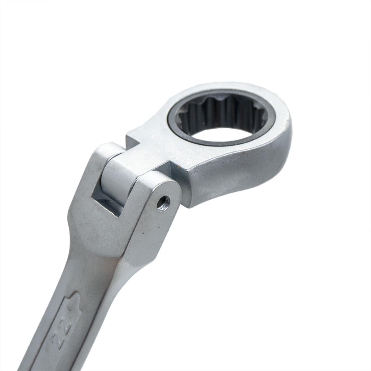 Mafsallı Cırcır Kombine Anahtar Takımı 72 Diş 6-32mm 22 Parça