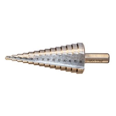 Cone COK420 4-20mm Düz Kanallı Kademeli Matkap Ucu