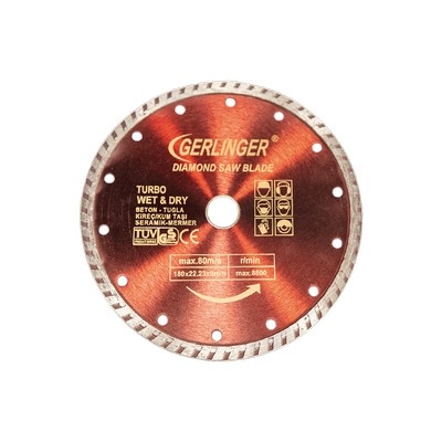 Gerlinger GERET18 180mm Turbo Kesim Bıçağı