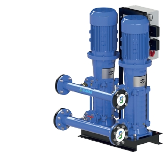 Sumak SHT50/3B 2x22Kw 3000D/D Düşey Milli Kademeli Hidrofor Trifaze