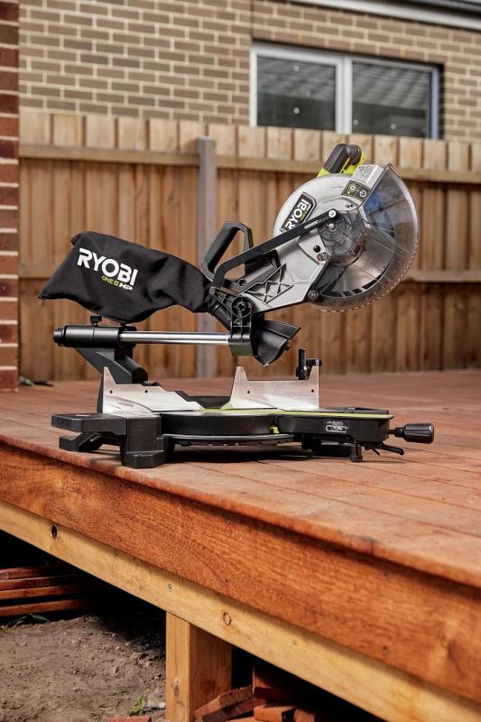 Ryobi R18MS254-0 18V Akülü Kızaklı Gönye Kesme (Aküsüz)