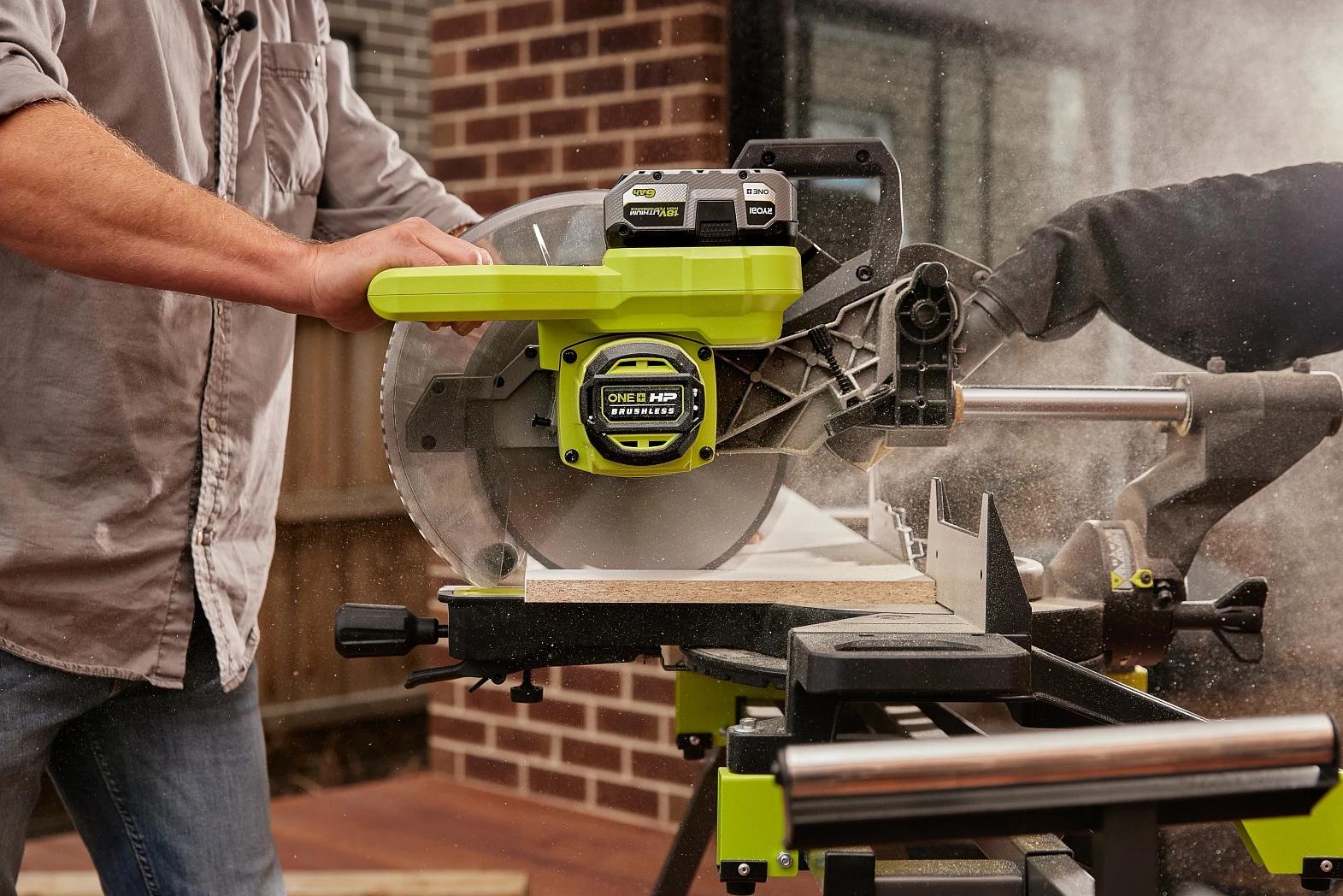 Ryobi R18MS254-0 18V Akülü Kızaklı Gönye Kesme (Aküsüz)