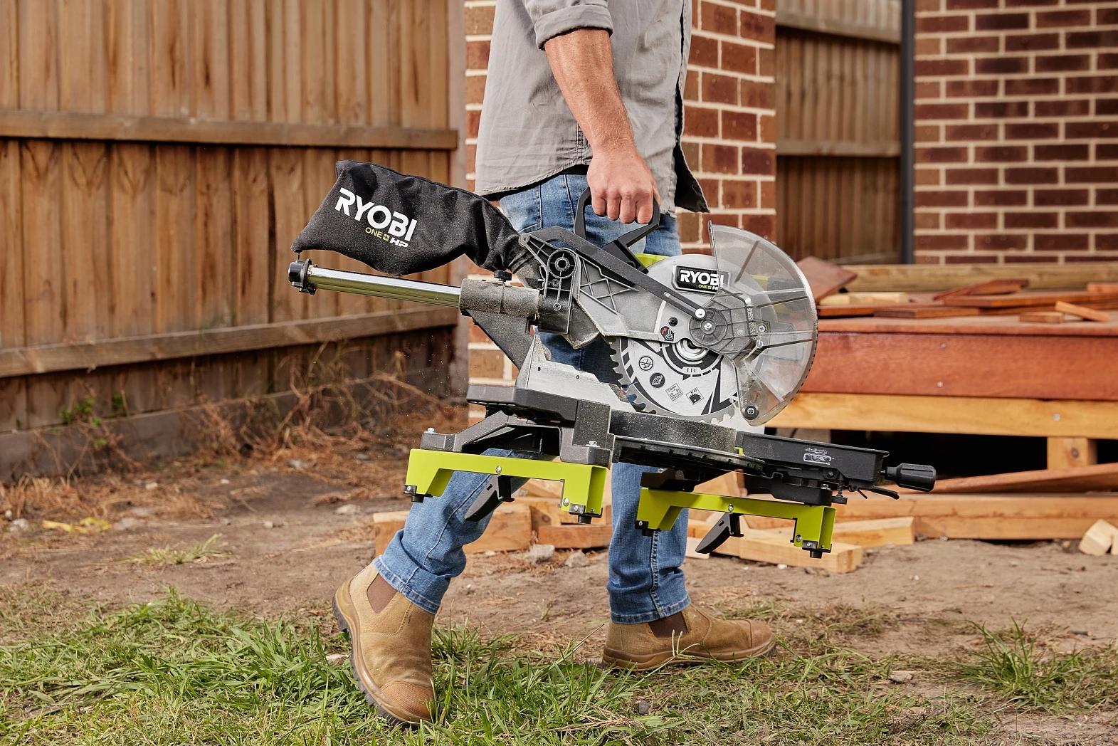 Ryobi R18MS254-0 18V Akülü Kızaklı Gönye Kesme (Aküsüz)