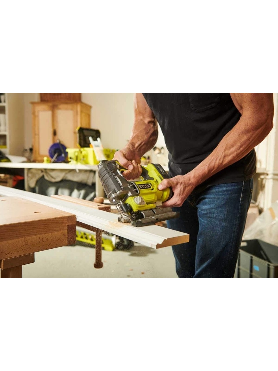Ryobi R18JS7-0 18V Kömürsüz Dekupaj Testere (Aküsüz)