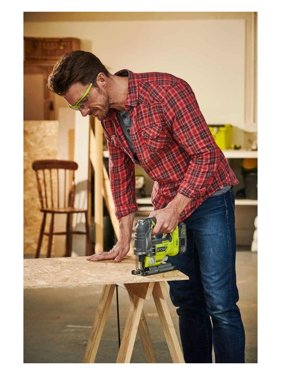 Ryobi R18JS7-0 18V Kömürsüz Dekupaj Testere (Aküsüz)