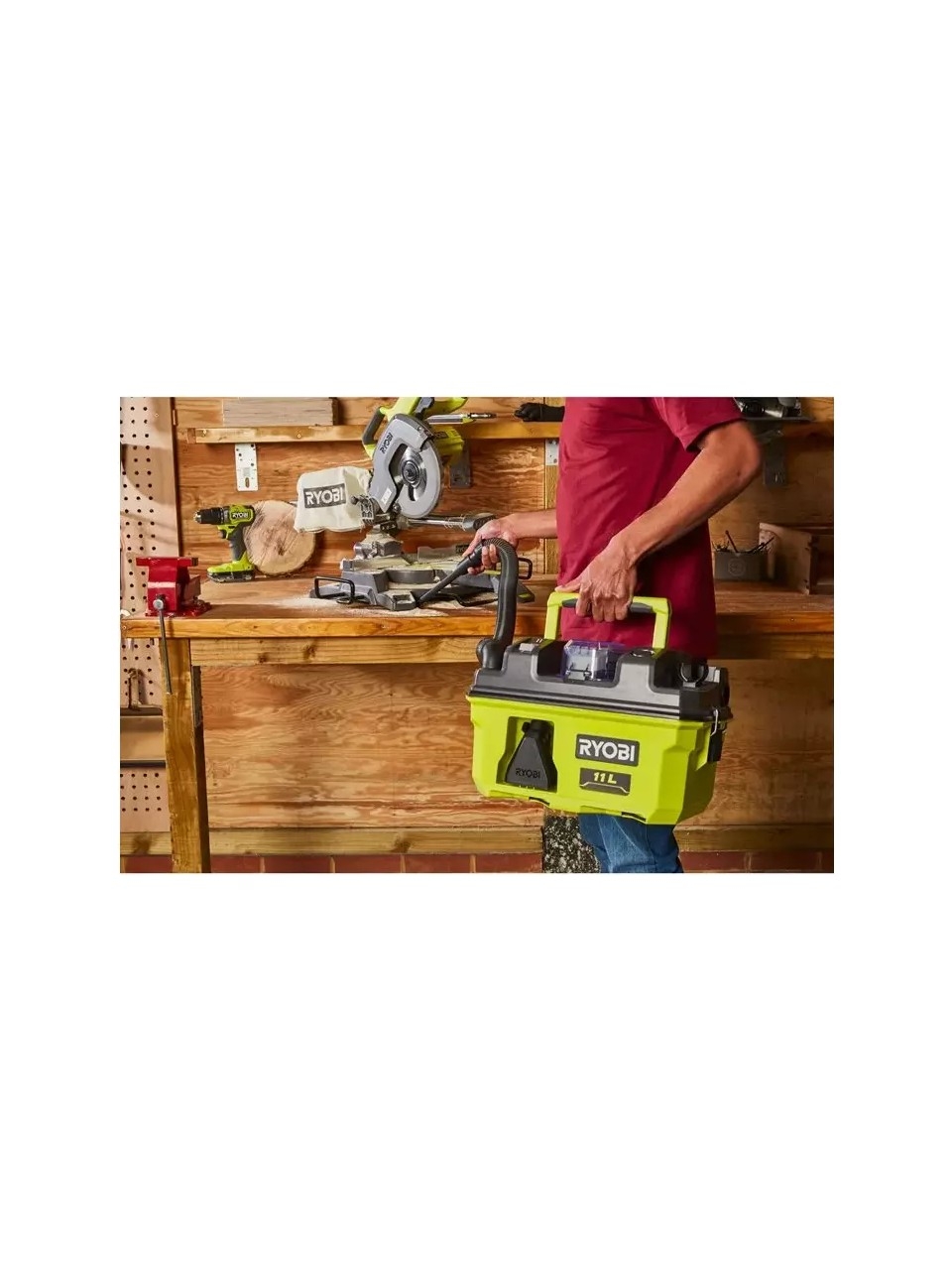 Ryobi RV1811-0 18V Akülü Islak - Kuru Süpürge (Aküsüz)