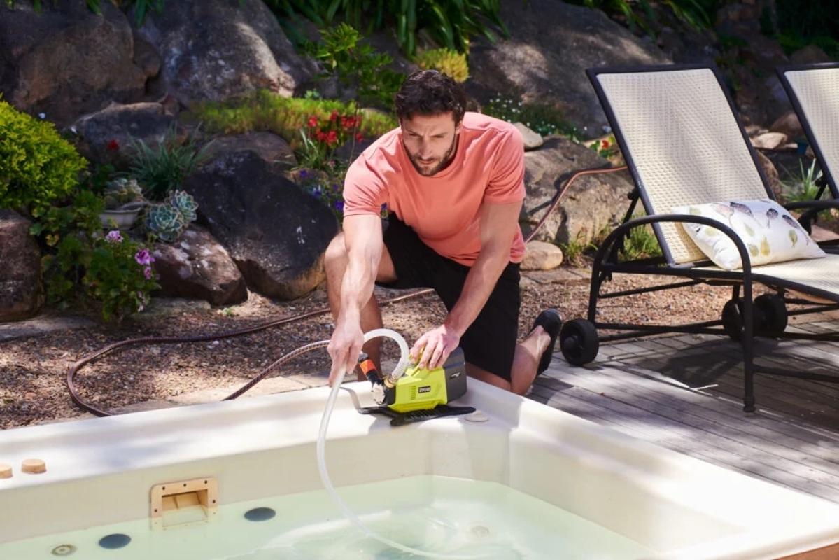 Ryobi R18TP-0 18V Akülü Transfer Pompası (Aküsüz)