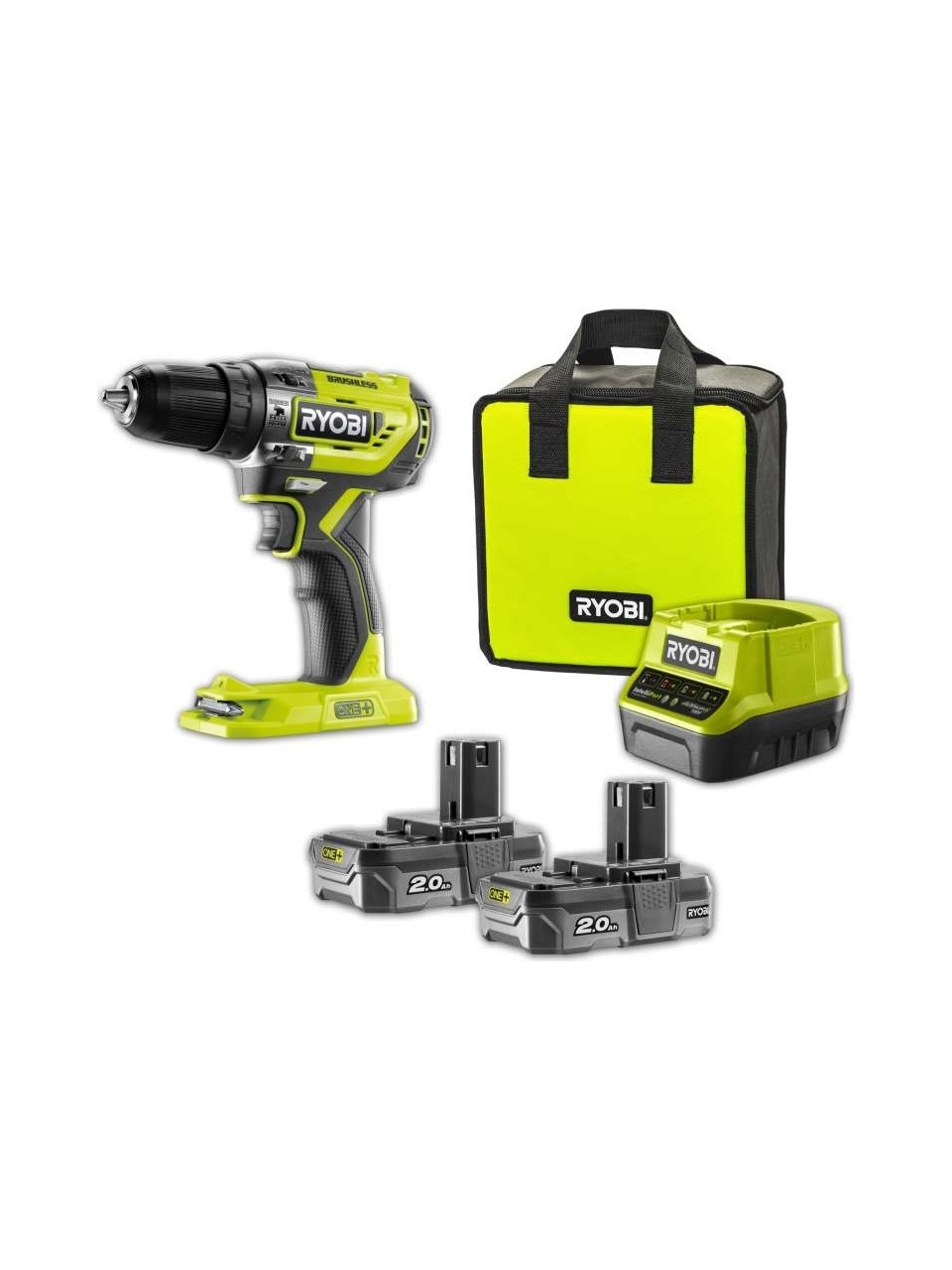 Ryobi RPD18BL-2C20S 18V Akülü Darbeli Matkap Seti