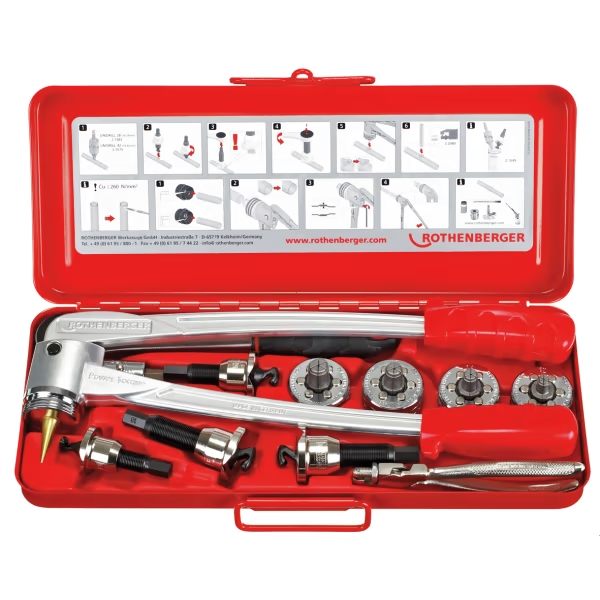 Rothenberger ROLOCK COMBI KIT 12-14-16-18mm Boru Genişletici Set