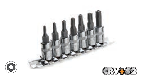 DHT D02065207 7 Parça 1/4’’ Delikli 5 Köşe Lokma