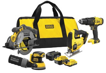 Stanley SFMCK412MDS 18V FATMAX® V20 Kombinasyon 4 Parça Kit