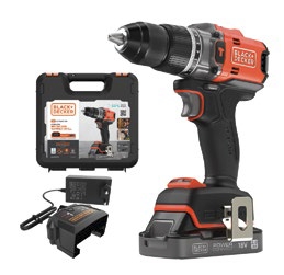 Black+Decker BLD683D1XK 18V 2.0AH Darbeli Matkap