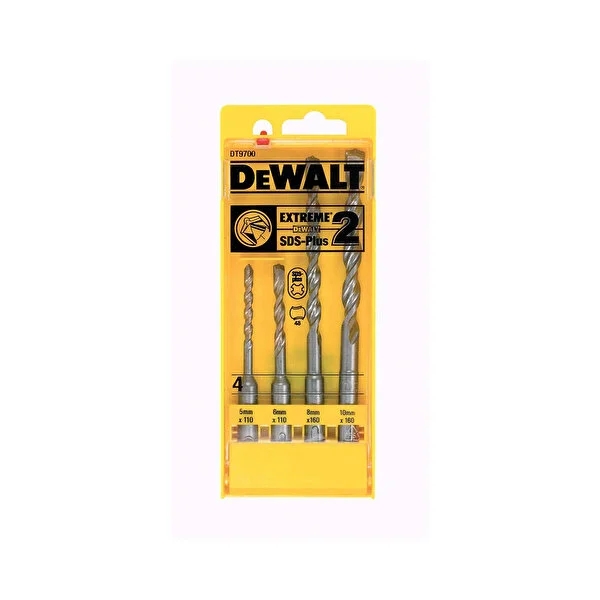 Dewalt DT9700 4 Parça (5,6,8,10mm) SDS-PLUS Kırıcı Delici Uç Seti