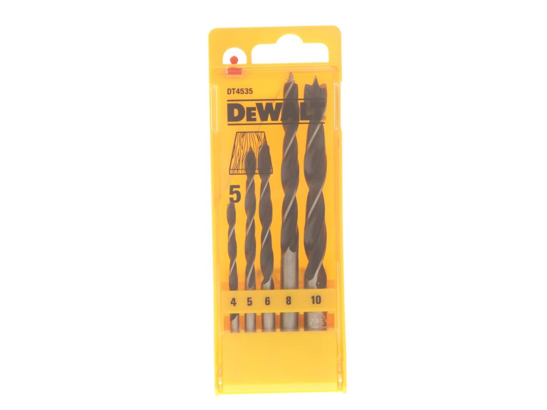 Dewalt DT4535 Brad Point Ahşap Matkap Ucu (Küçük Sert Kılıf) (5 Adet)