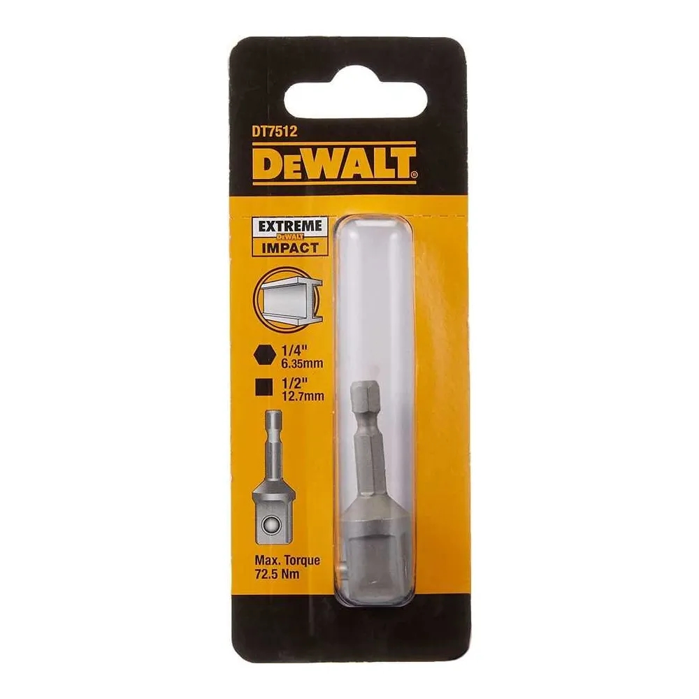 Dewalt DT7512 1/4’’-1/2’’ Darbeli Tornavida Adaptörü