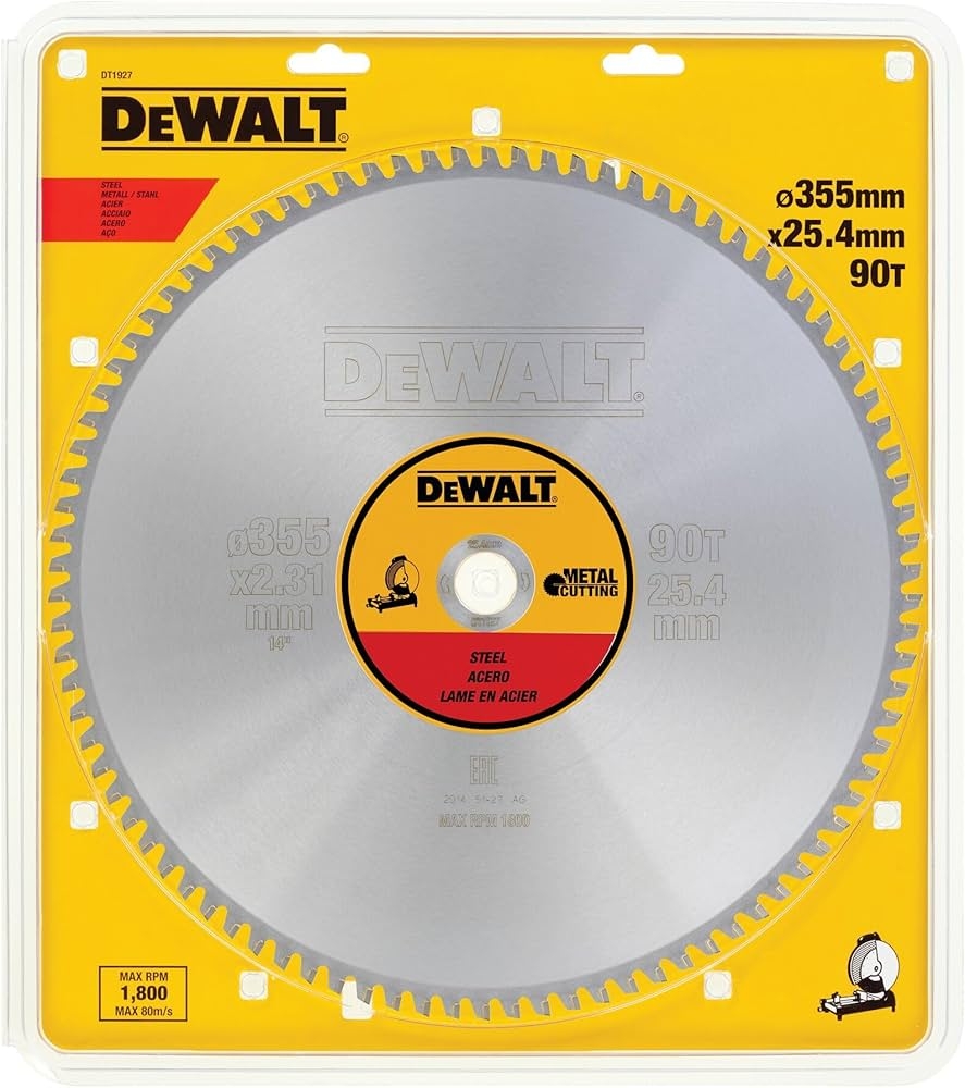 Dewalt DT1927 355*25.4mm Profil Kesme Bıçağı 90 Diş