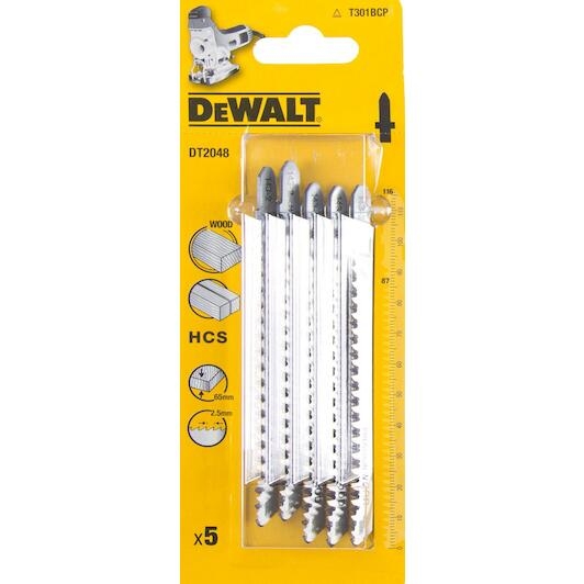 Dewalt DT2048 Ahşap Kesim Bıçağı 5’li