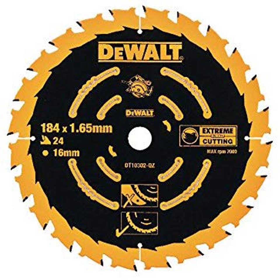 Dewalt DT10302 185*16 Ahşap Kesim Testere 24 Diş