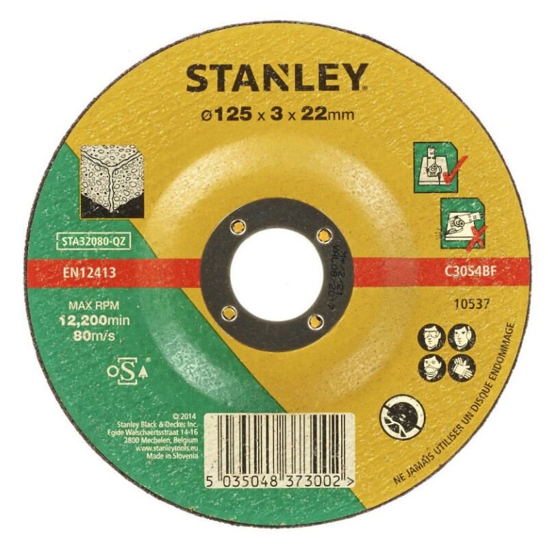 Stanley STA32080 125*3,0*22,2 Taş Kesme Taşı