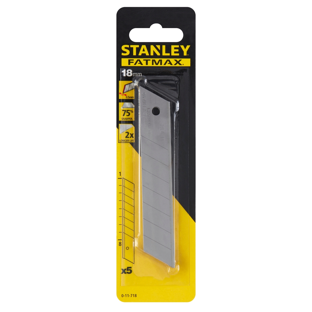 Stanley 0-11-718 5’li 18mm Maket Bıçak Yedeği