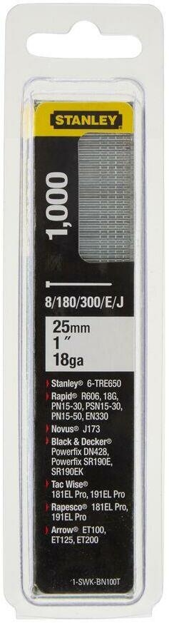 Stanley 1-SWK-BN100T 25mm İnce İşlem Çivi