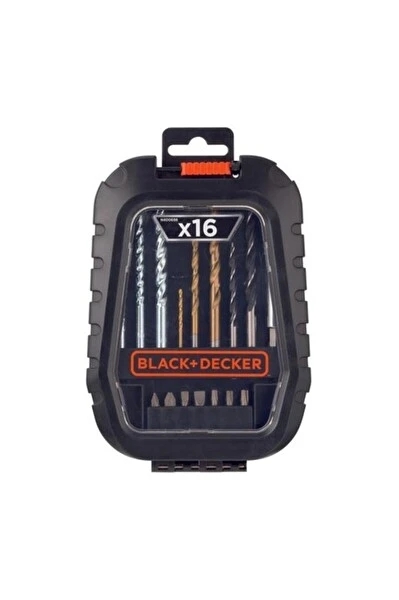 Black+Decker A7186 16 Parça Delme ve Vidalama Seti