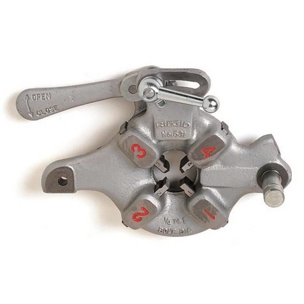 Ridgid 97045 531 Pafta Kafası Hızlı Açılır M6-26 Arası Sağ/Sol 1/4’’-1’’