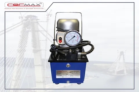Cermax ZCB-65 8000cc Elektrikli Tek Tesirli Hidrolik Pompa