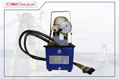 Cermax ZCB-65B 8000cc Elektrikli Çift Tesirli Hidrolik Pompa