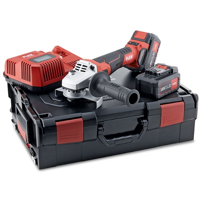 Flex LBE125-18.0-EC/5.0 18V Akülü Taşlama Makinesi 2x5.0Ah