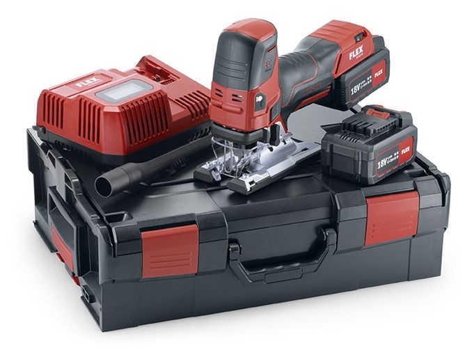 Flex JS18.0-EC/5.0SET 18V Akülü Dekupaj Testeresi 2x5.0Ah