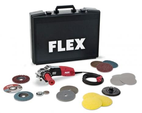 Flex LE14-7-125 1400W Avuç Taşlama Makinesi 125mm + İnox(Paslanmaz) Set