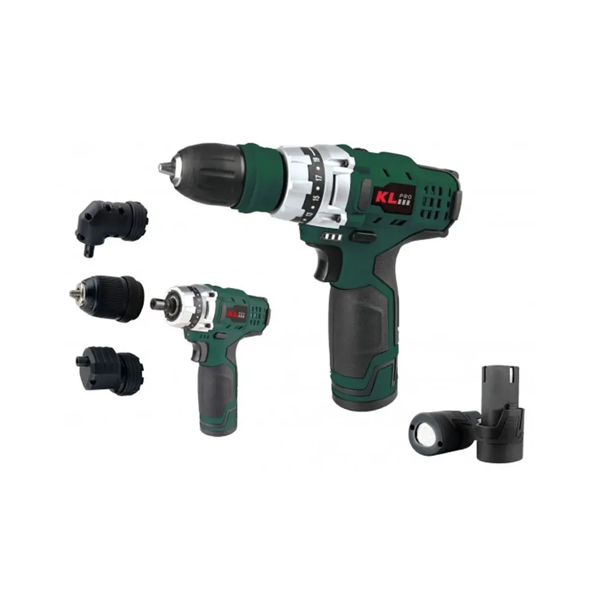 Klpro KLNM1020S 10.8V Şarjlı Darbesiz Matkap 2x2.0Ah