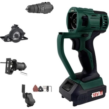 Klpro KLMS18-20 18V Şarjlı Multi Set 2x2.0Ah