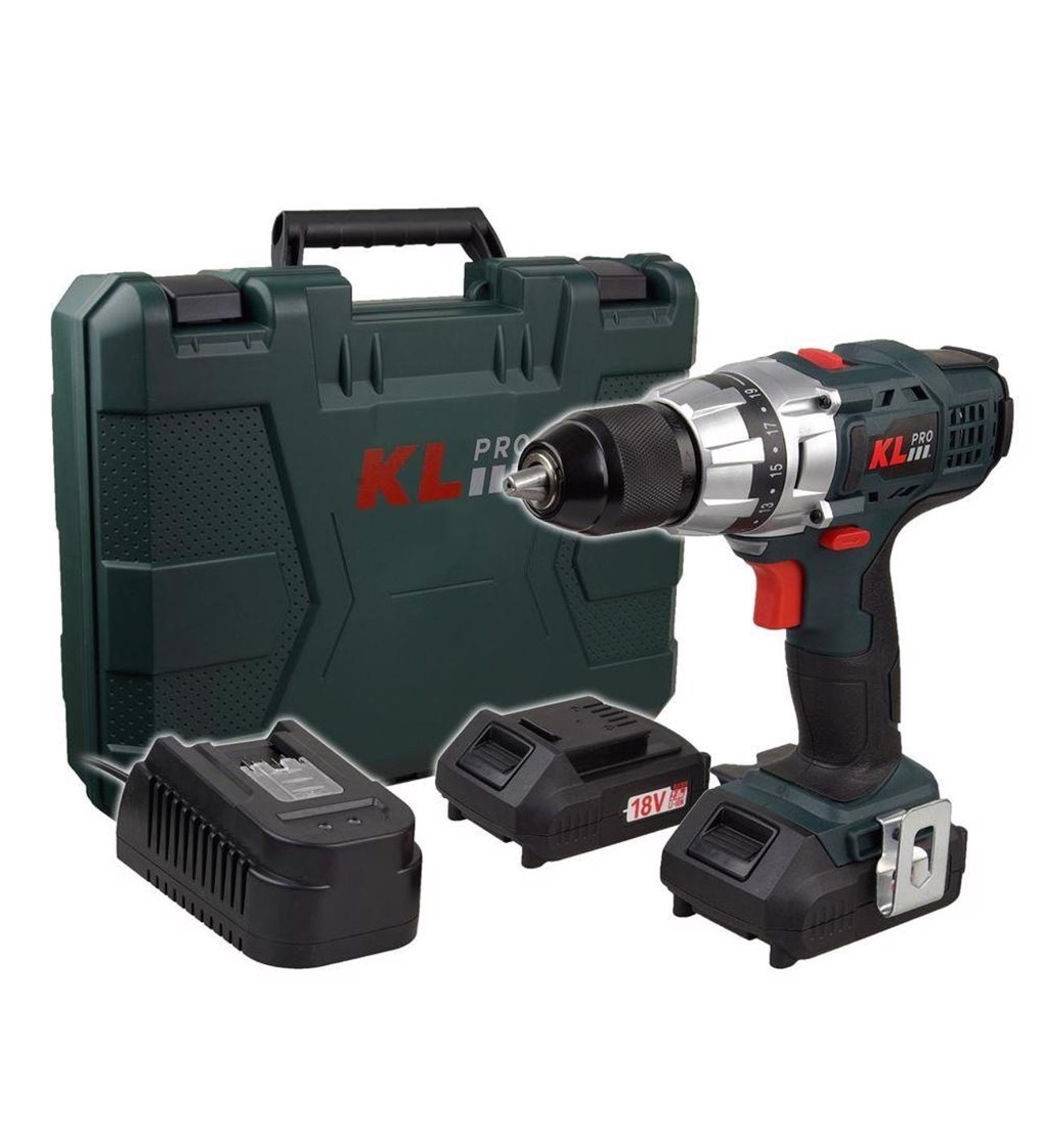 Klpro KLNM18-20 18V Şarjlı Darbesiz Matkap 2x2.0Ah