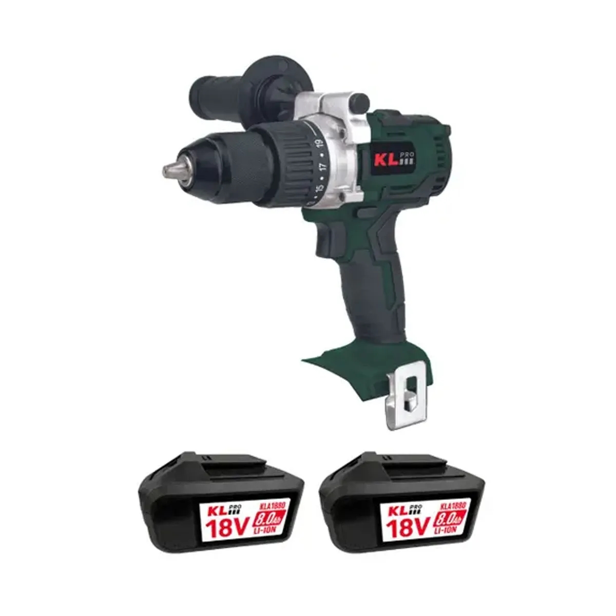 Klpro KLNM18B-80 18V Şarjlı Darbesiz Matkap 2x8.0Ah