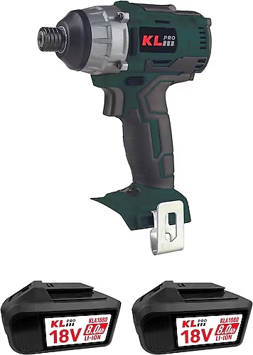Klpro KLDV18B-80 18V Şarjlı Darbeli Vidalama 2x8.0Ah