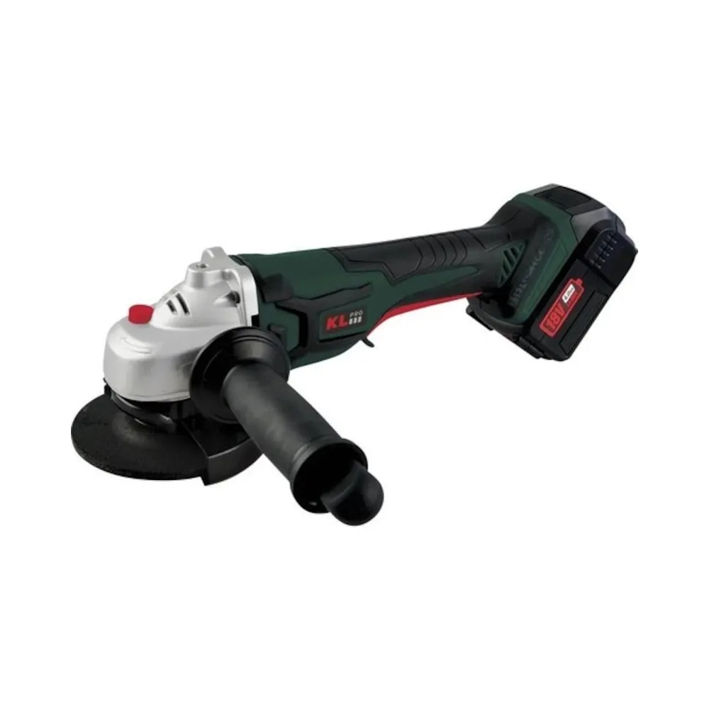 Klpro KLAT18B-50 18V 115mm Şarjlı Avuç Taşlama 2x5.0Ah