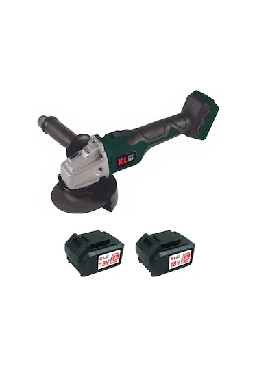 Klpro KLAT18BS-80 18V 115mm Şarjlı Avuç Taşlama 2x8.0Ah
