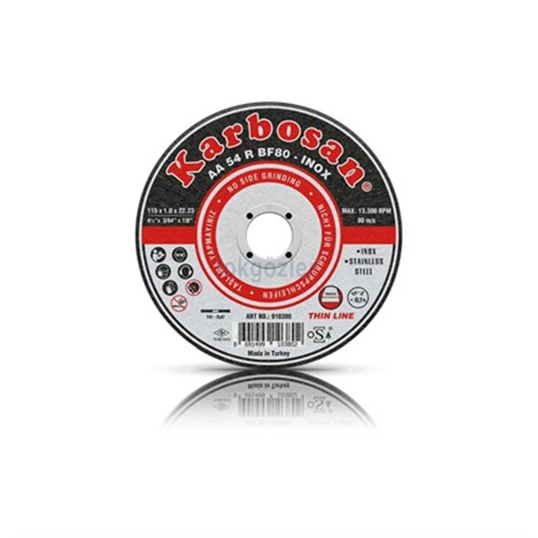 Karbosan 910160 125x2.5x22.23 Plus Kesme Diski 50’li Kutu