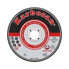 Karbosan 910410 125x1.6x22.23 İnce Kesme Diski 25’li Kutu (İnox)