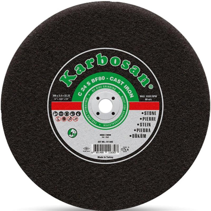 Karbosan 911900 300x3.0x25.4 Döküm Sabit Tezgah Kesme Diski 20’li Kutu