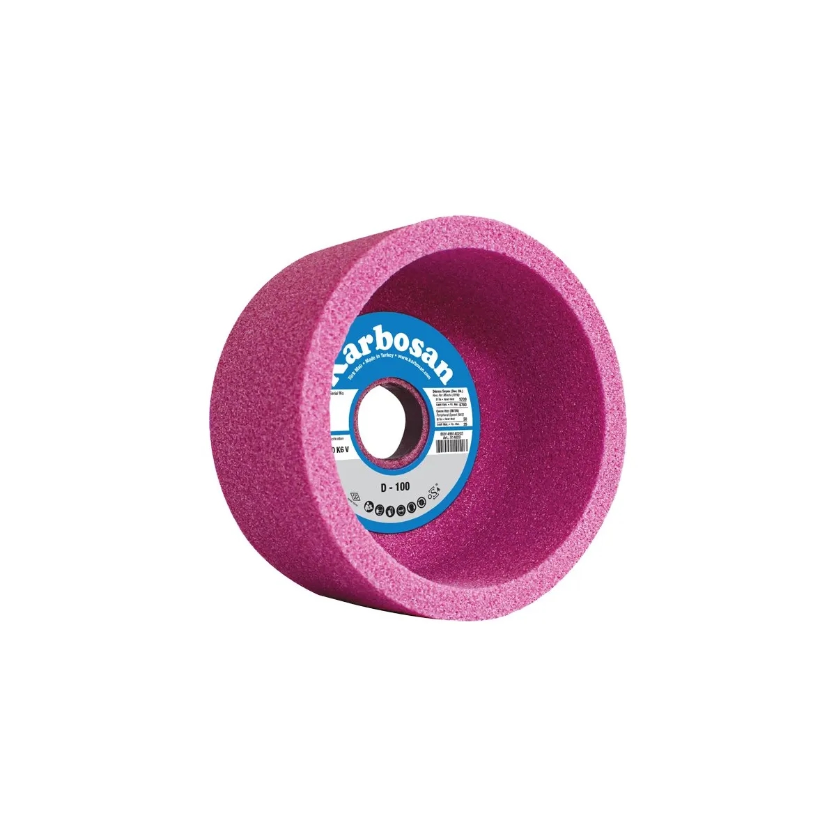 Karbosan 914020 100x50x20 60 Kum Form D Çanak Taşı 5’li