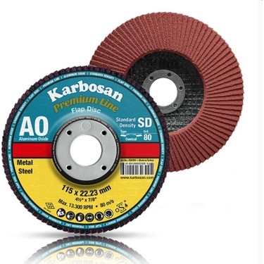 Karbosan 983180 60 Kum 180x22.23 Premium Line Flap Disk 10’lu
