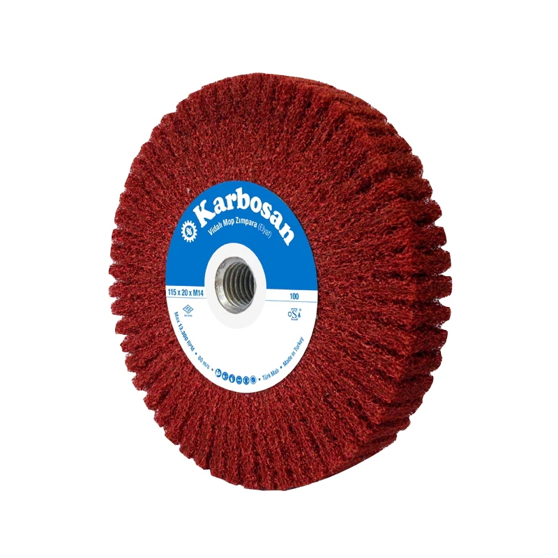 Karbosan 955256 115x30xM14 Vidalı Elyaf Mop 10’lu