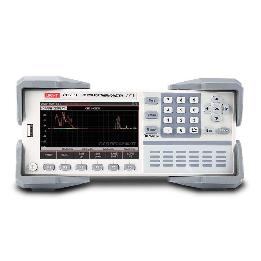 UNI-T UT3208+ Çok Kanallı Sıcaklık Test Cihazı