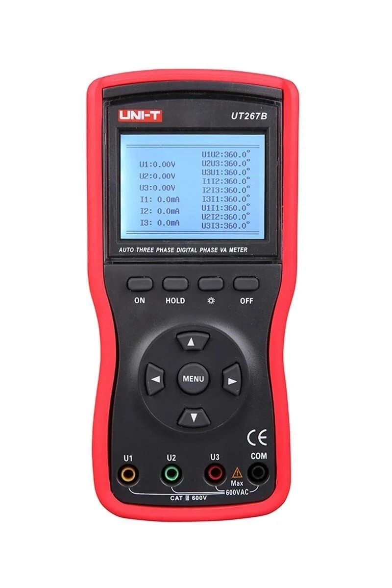 Unit UT267B 2/3 Fazlı Akıllı Dijital Volt Ampermetre