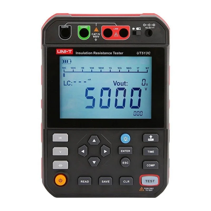 Unit UT513C 5kV Yalıtım Direnci Test Cihazı