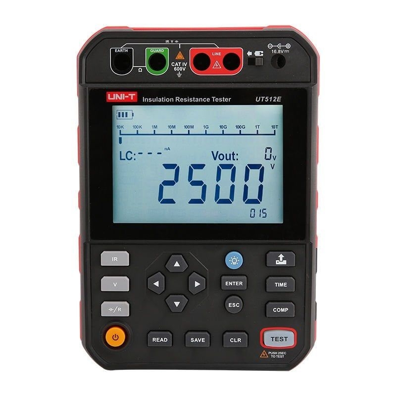 Unit UT512E 2.5kV Yalıtım İzolasyon Direnci Test Cihazı